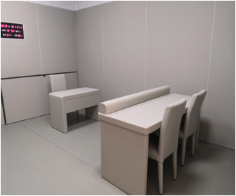 河南洛陽市紀委審訊室軟包標準化建設