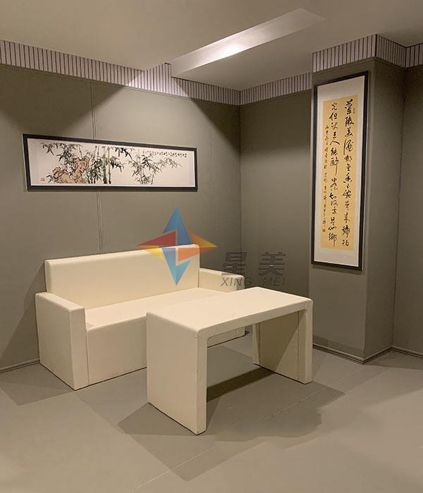 湖北武漢談話室軟包建設防撞實際標準應用案例