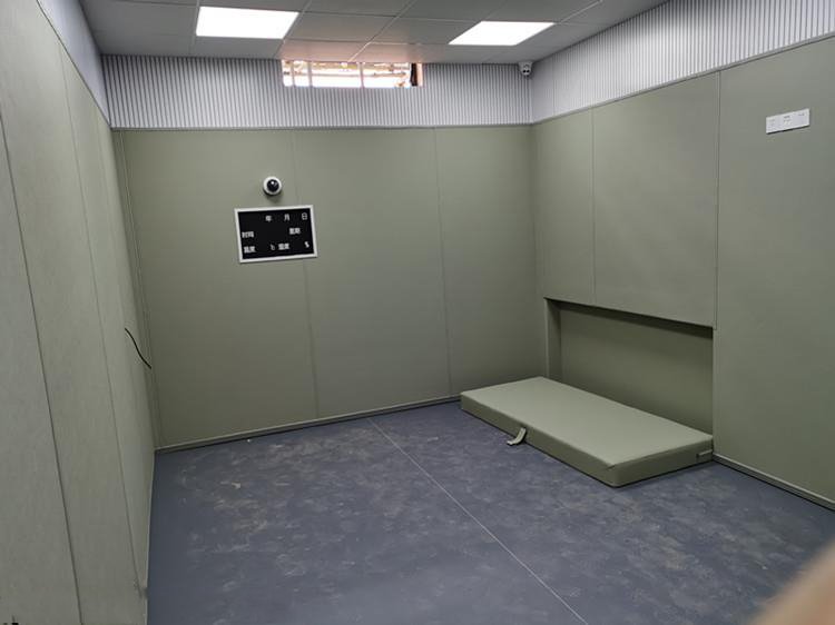 留置室內部軟包建設圖片 留置室軟包
