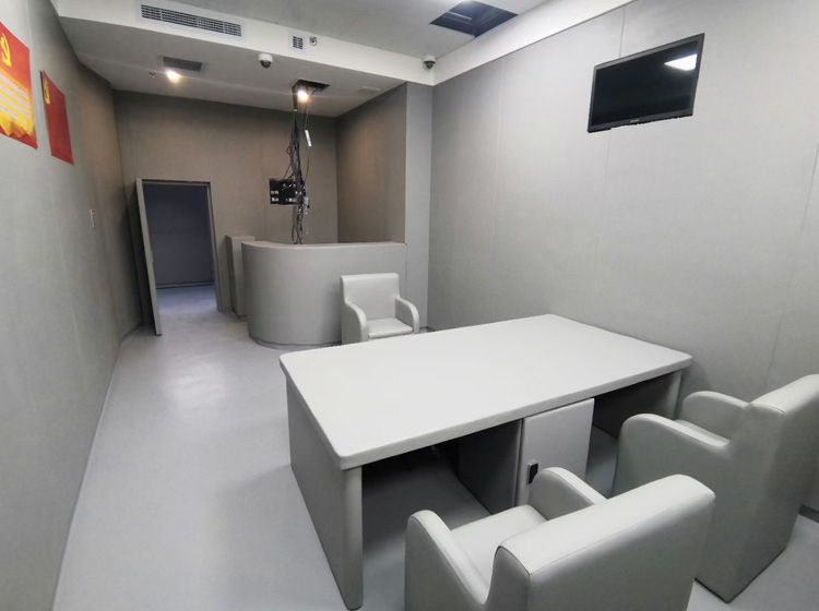 紀(jì)檢委軟包防撞談話室皮革軟包就集防撞、阻燃、消音、美觀為一體