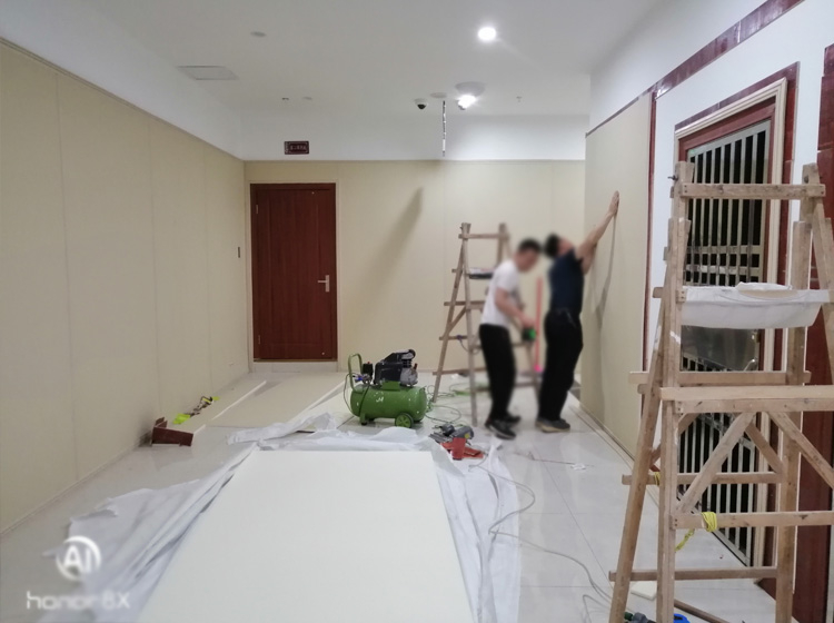 談話室墻面軟包室內建設方案,加防撞建設，談話室軟包廠家