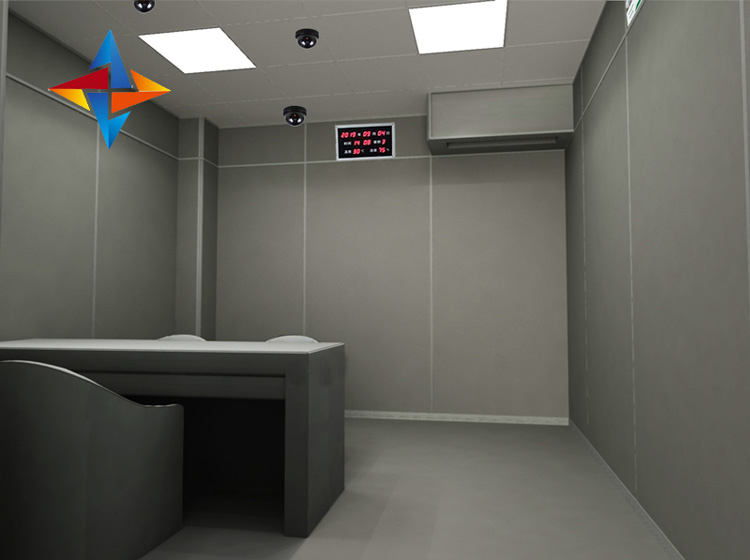 談話室防撞軟包+防撞軟包桌椅+防撞衛浴、馬桶、硅膠洗手臺、蹲便器