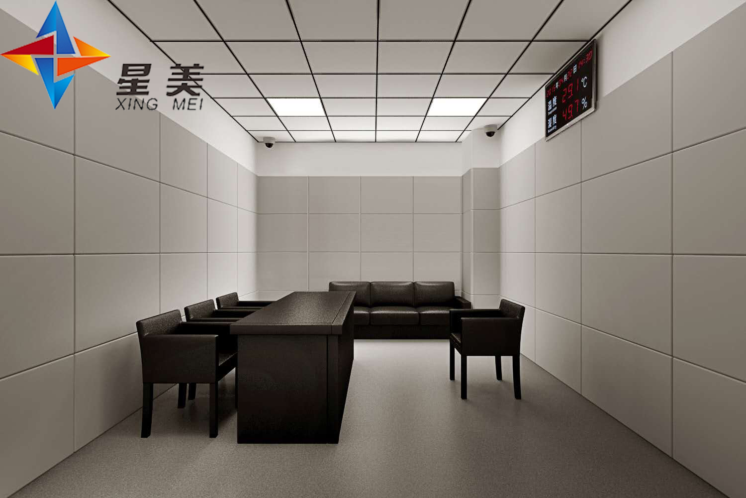 納米蜂窩結構+阻燃表層：解密審訊室軟包5重安全屏障