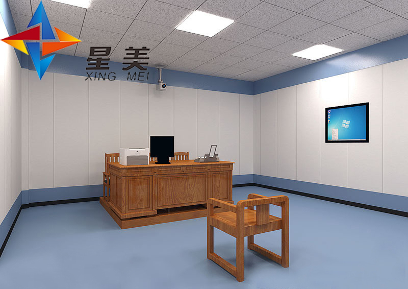 抗擊20萬次！司法機(jī)構(gòu)指定談話室防撞軟包材料技術(shù)